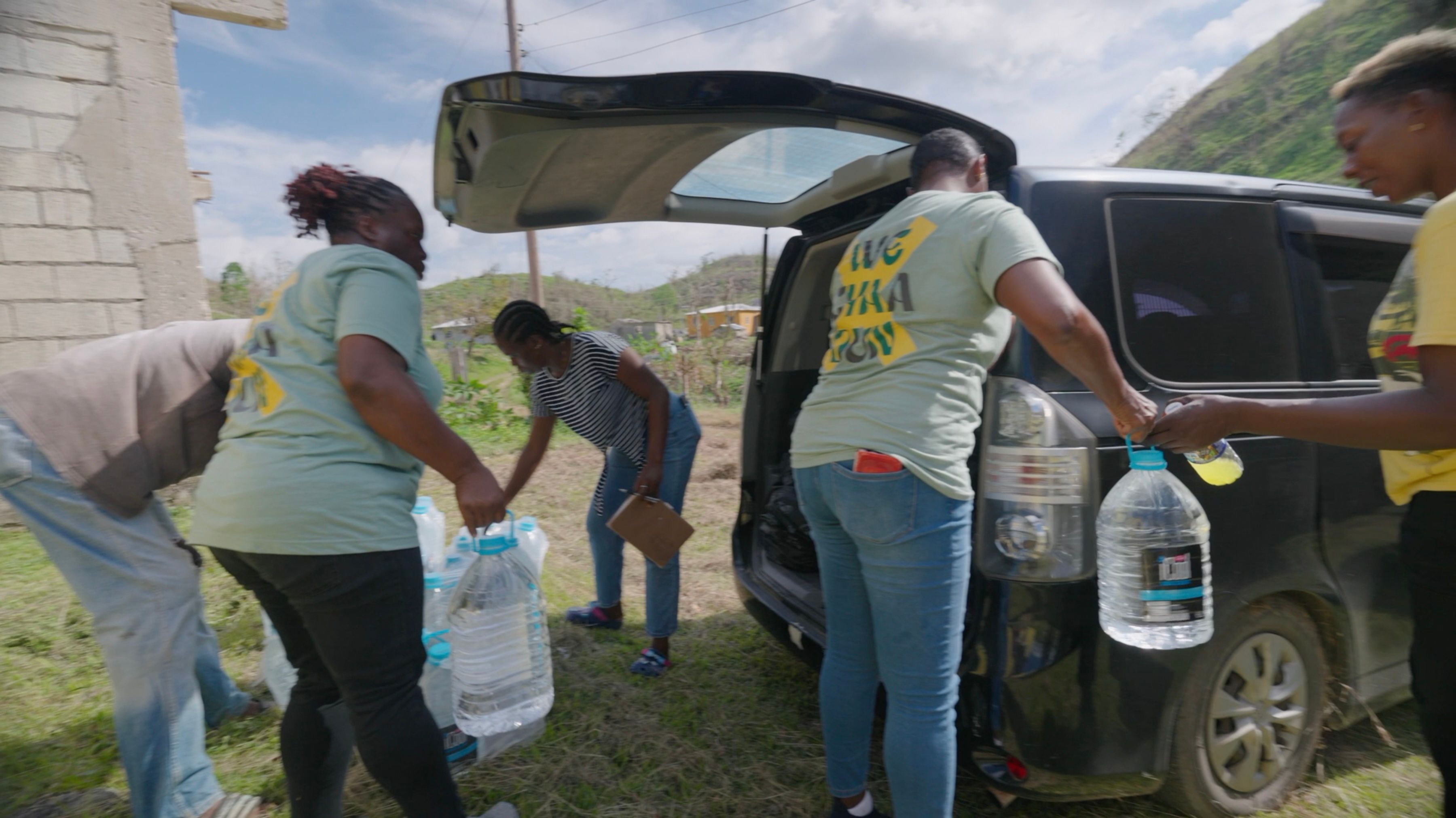 Relief supplies distribution